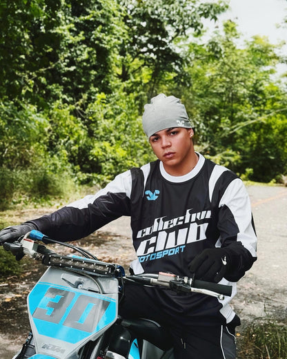 CollectiveClub Motosport L/S (Black/Blue)