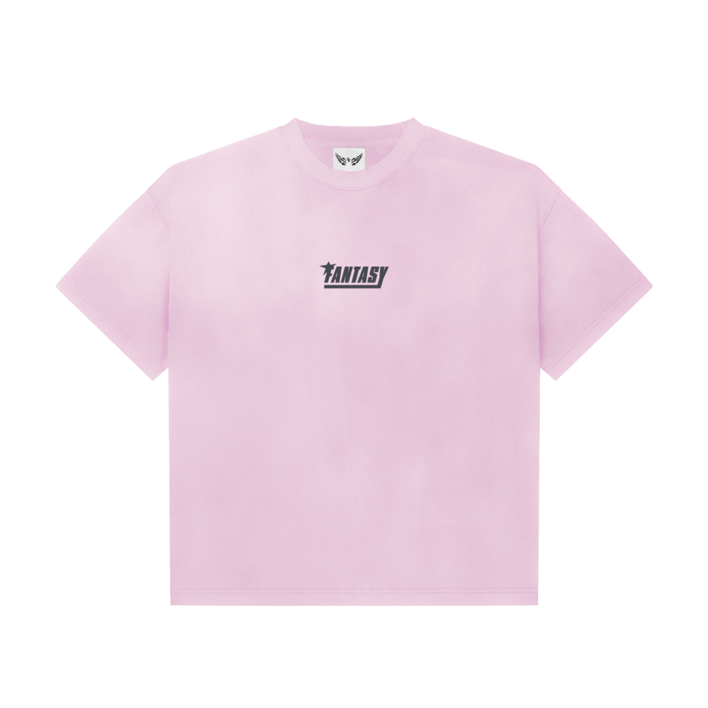 Fantasy Supply- Monogram Tee Pink/Grey