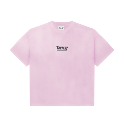 Fantasy Supply- Monogram Tee Pink/Grey