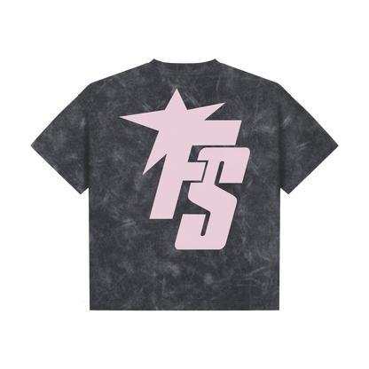 FANTASY SUPPLY MONOGRAM TEE - WASHED GREY