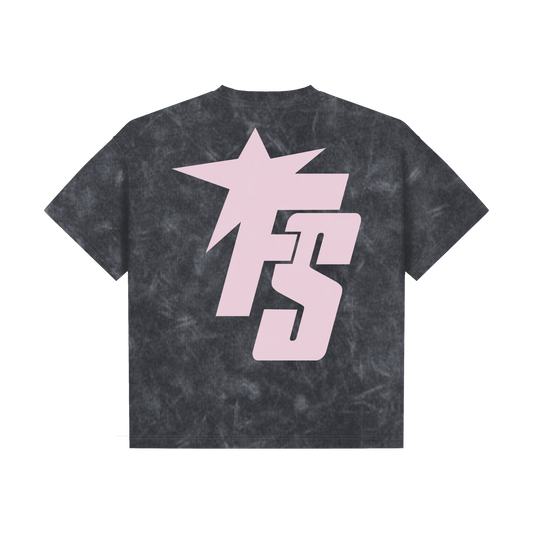 FANTASY SUPPLY MONOGRAM TEE - WASHED GREY