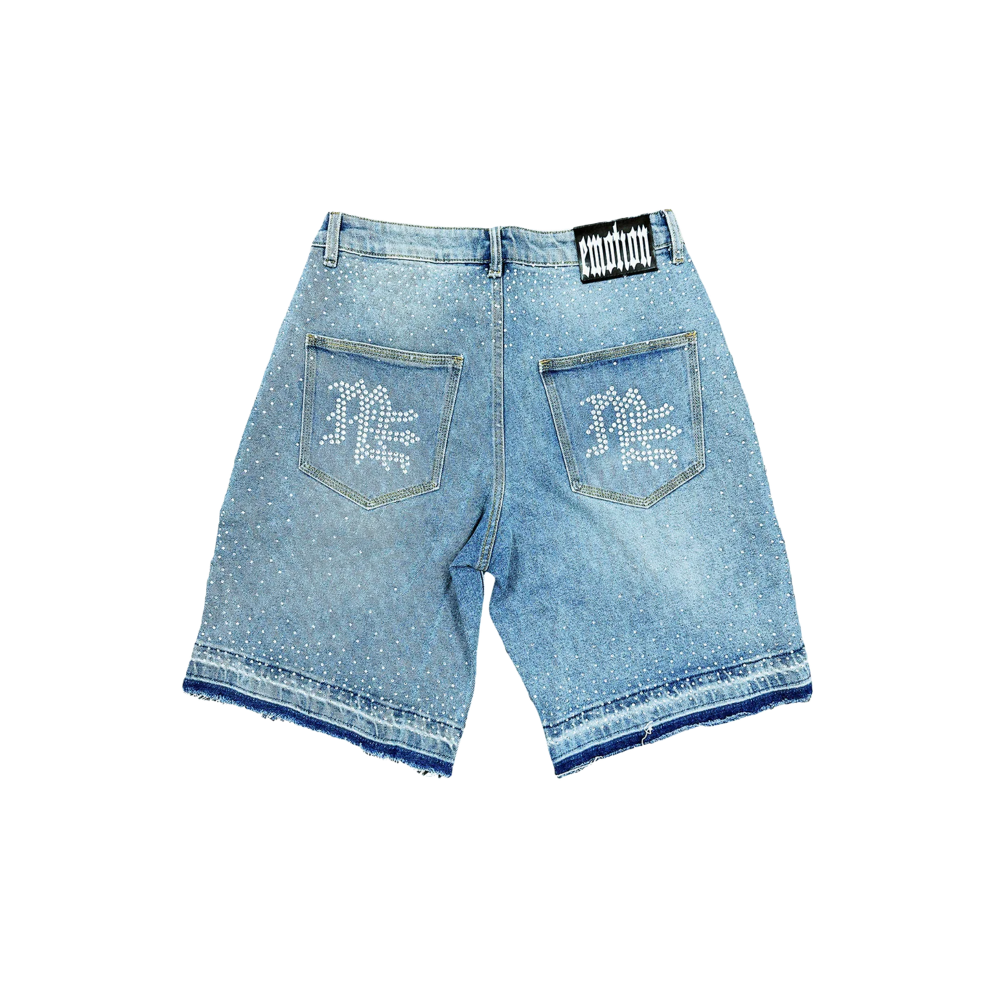 Mixed Emotions Rhinestone Jorts