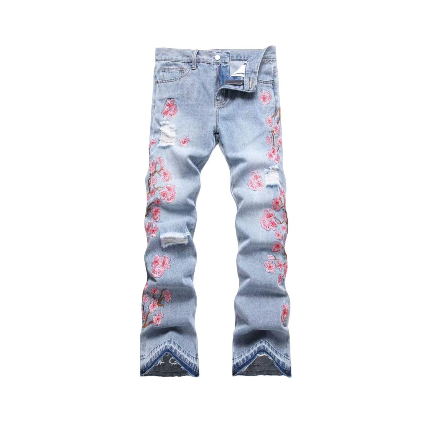 Cherry Bloom Flare (Light Blue)