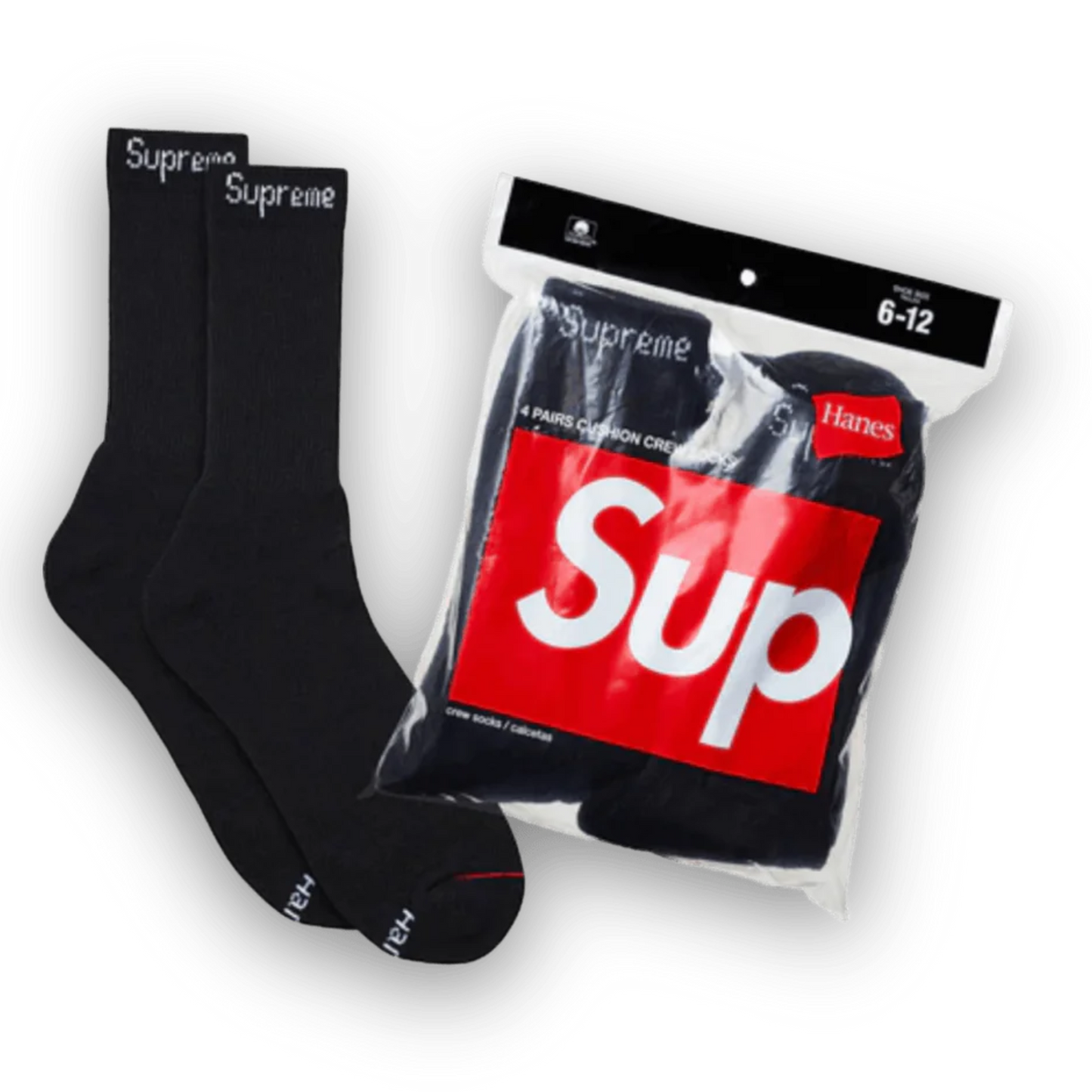 Supreme Socks (Black)