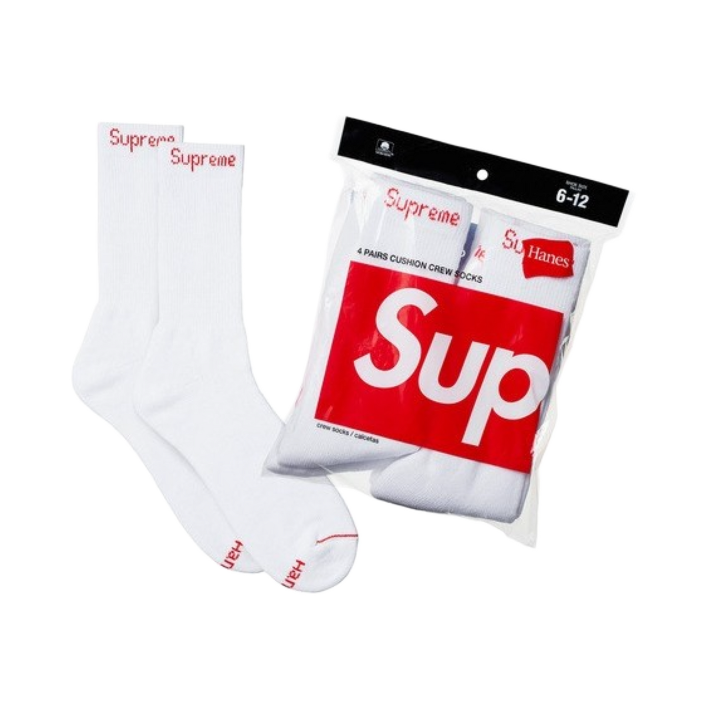 Supreme Socks (White)