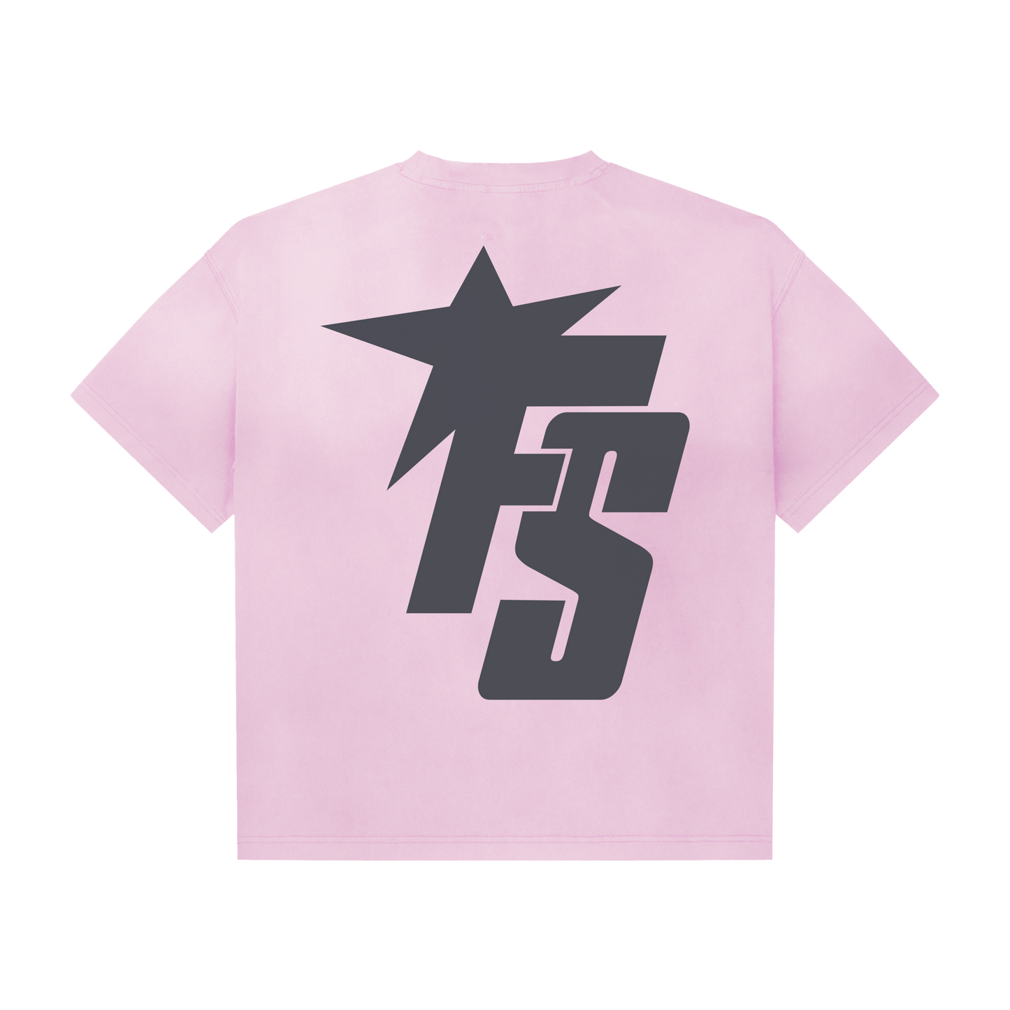 Fantasy Supply- Monogram Tee Pink/Grey