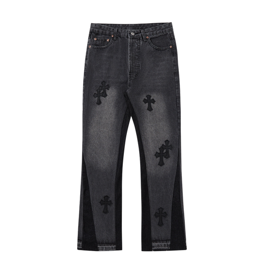 Faith Flare Denim (Black)