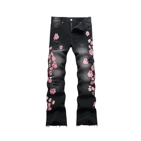 Cherry Bloom Flare (Black)