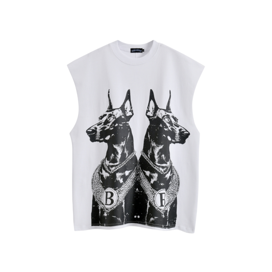 Cerberus Tank Top (White)
