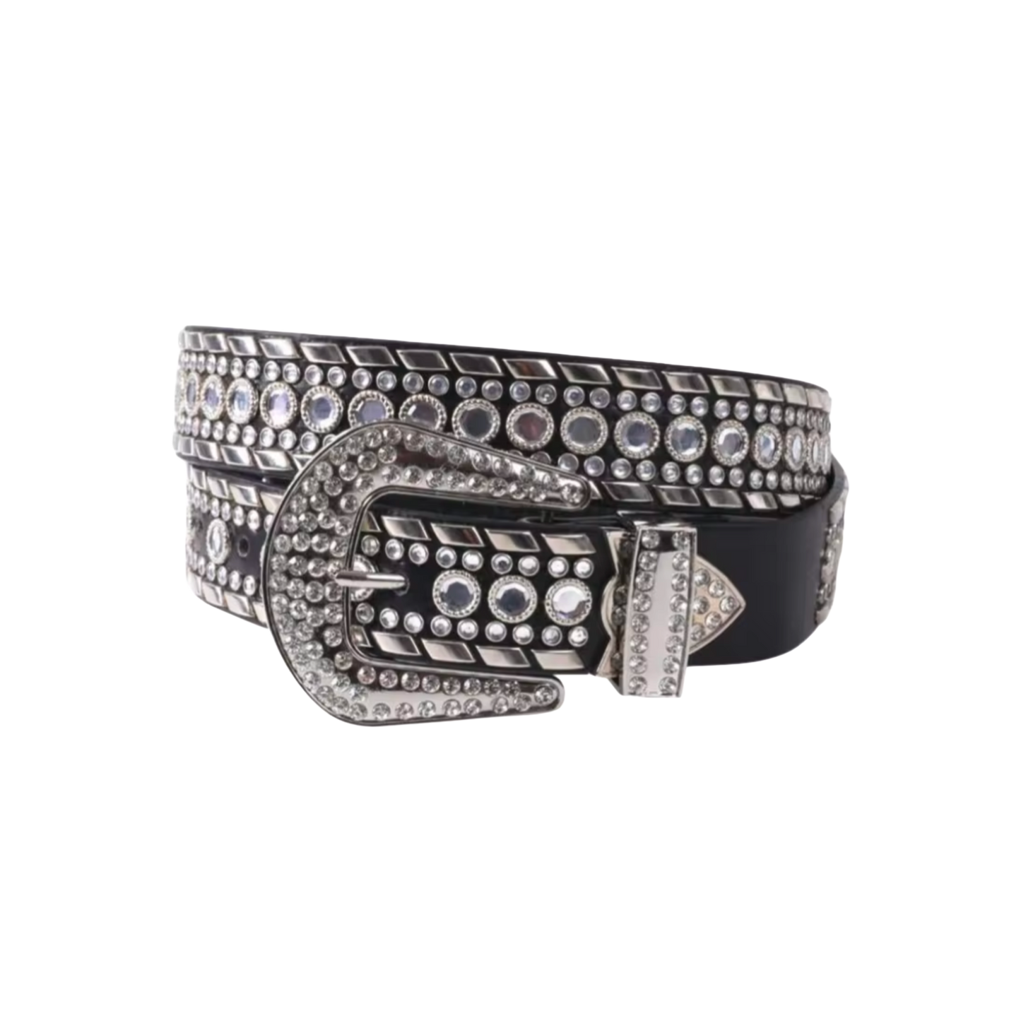 Dark Rhinestone Belt