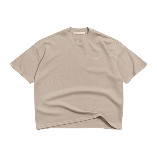 True- Texture Boxy Tee (Sand)