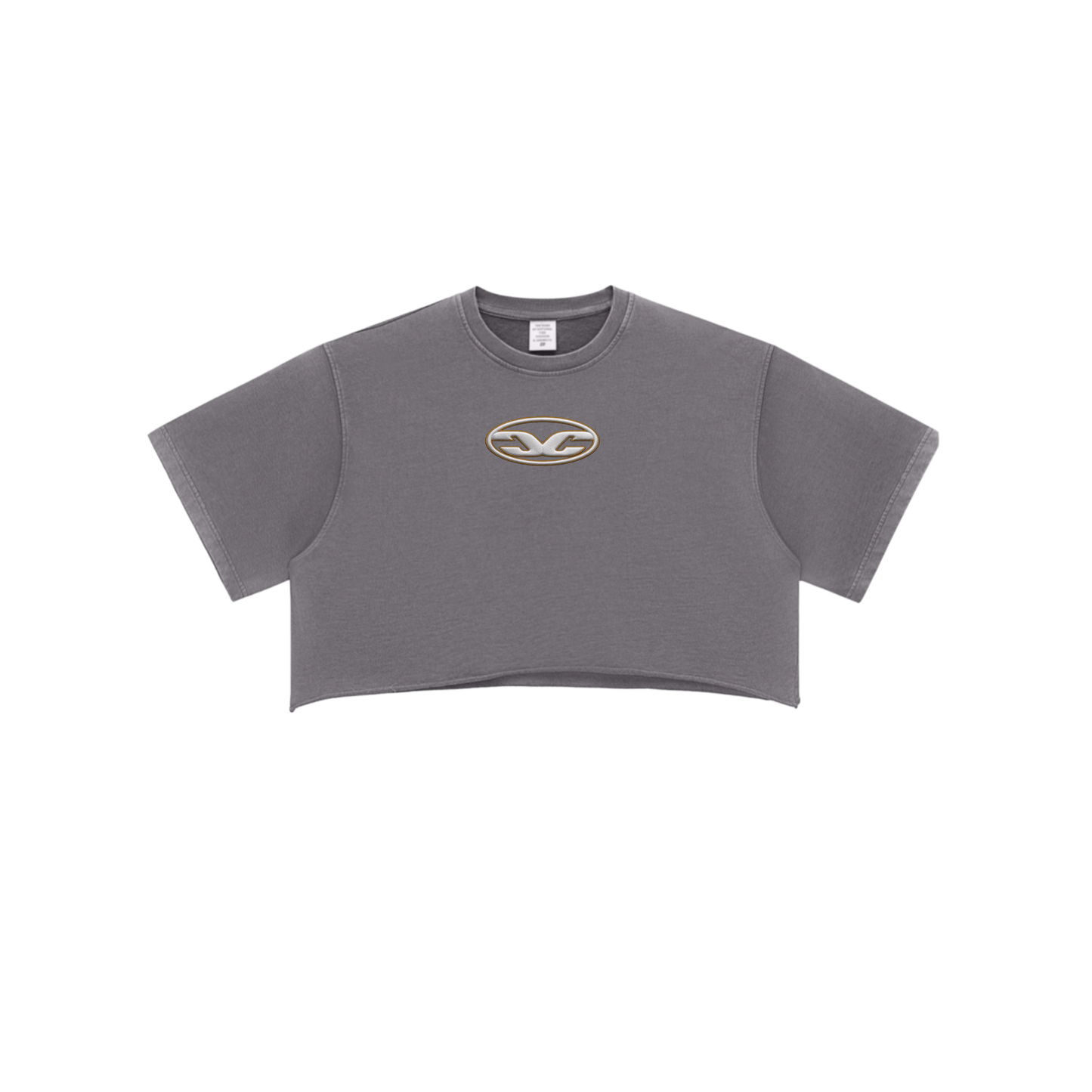 CC Oval Logo Wmns Crop top (Grey)